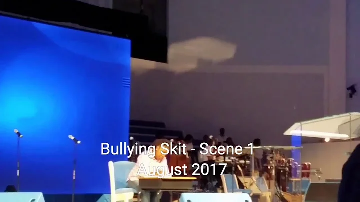 Courtney J. Harris performs Scene 1 of Bullying Sk...