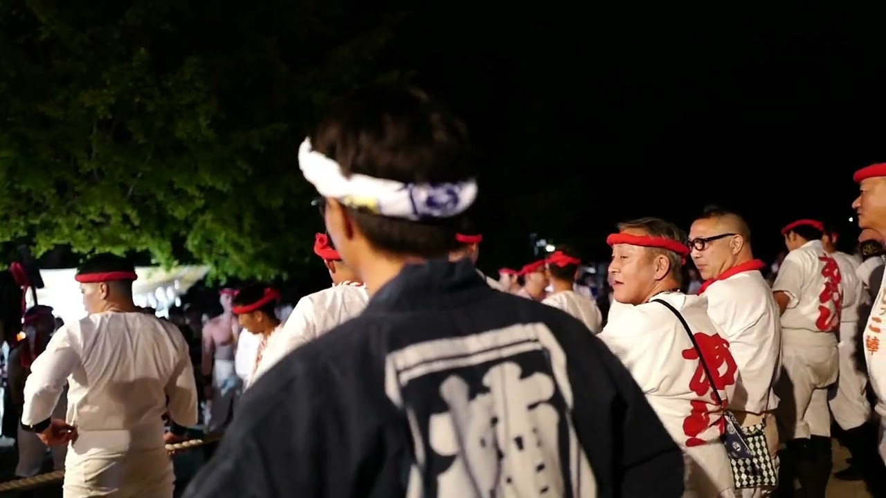 2025年(令和7年)10月19日館山市館山地区合同祭  館山神社　年番引継ぎ式　下町　白狐の舞