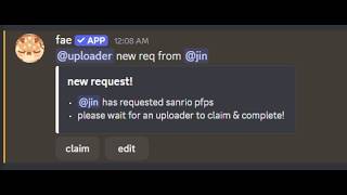 How to Set Up a Discord Request System & Upload Tracking | Fae Bot