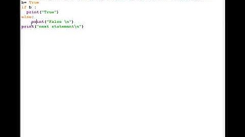 nested if else statement with boolean True or False