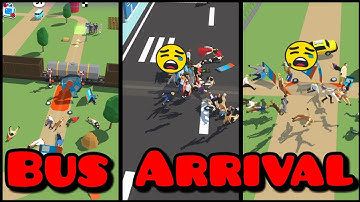 Bus Arrival Max Levels Gameplay Android/IOS Funny Gameplay #busarrival