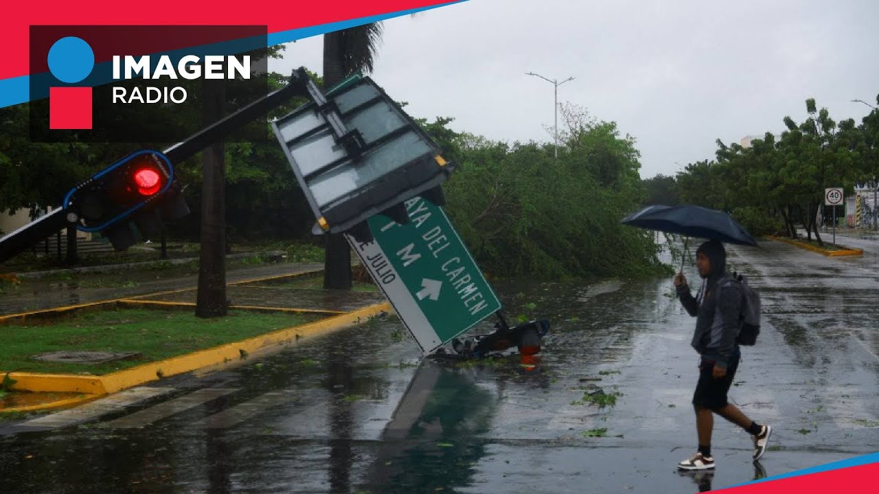 Quintana Roo reporta saldo blanco tras el paso del huracán Beryl - YouTube