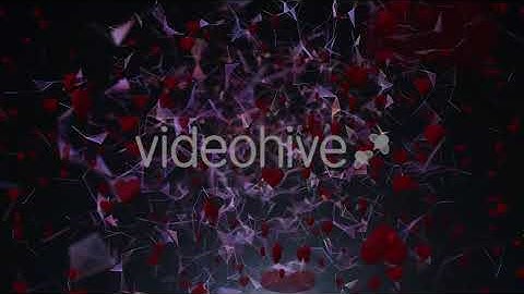 Red Hearts And Plexus 4K