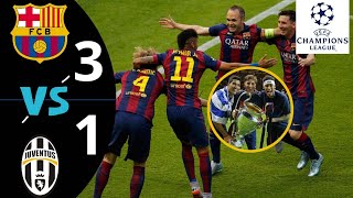 Barcelona 3 vs 1 Juventus 4K Champions League Final 2015 | Full Highlights 🎙️ Mariano Closs