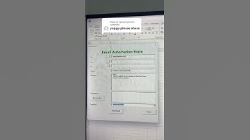 Excel Email Automation Template! 📧 | Send Emails in 1 Click  #shortsvideo