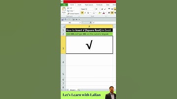 How to Type √ in Excel | Alt Code 251 | Square Root Symbol Without Copy-Paste | ype √ Instantly #fb