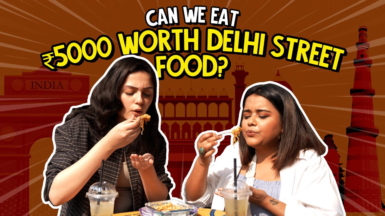 Можно ли съесть уличную еду в Дели на 5000 рупий? | Проверено #primevideoin #paidpartnership