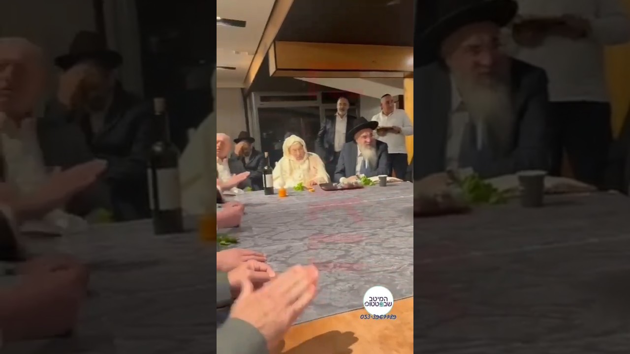 האדמור רבי ברוך אבוחצירא שהה  השבת בטבריה. הבדלה במרחב מוגן.