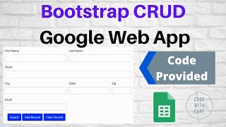 Google Web App - Bootstrap CRUD screenshot 5