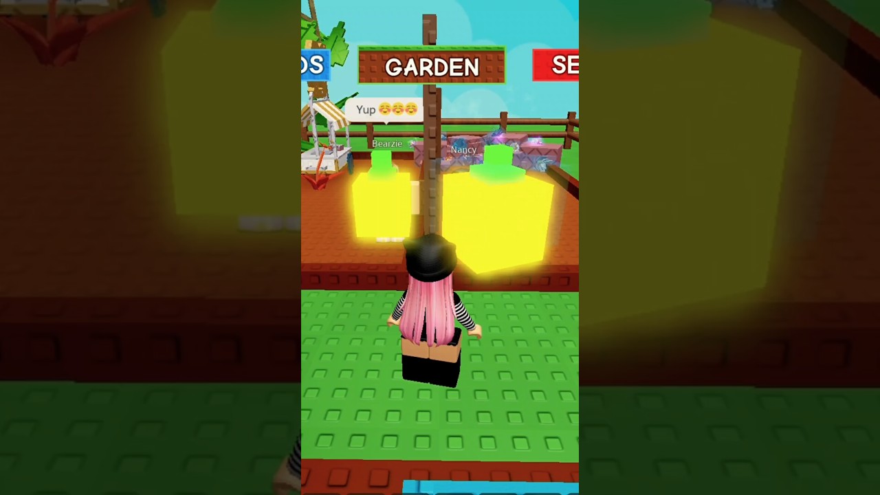 BFFs Play YES or NO Game in Grow A Garden 👯‍♀️ 😀 