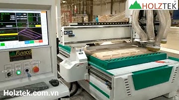 [ HOLZTEK ] Máy cnc nesting 4 đầu R1325-R4