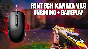 Fantech Kanata VX9 Unboxing & Gameplay | RGB Gaming Mouse Test (No Commentary) 🔥
