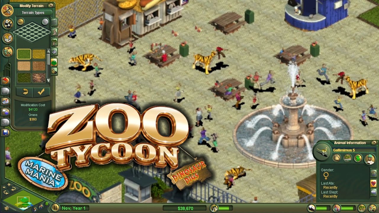 Playing Zoo Tycoon: DINOSAUR DIGS Today? 