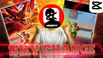 Anime Sky Change Editing Tutorial 🥶Free Fire Sky Change Editing Tutorial In Capcut