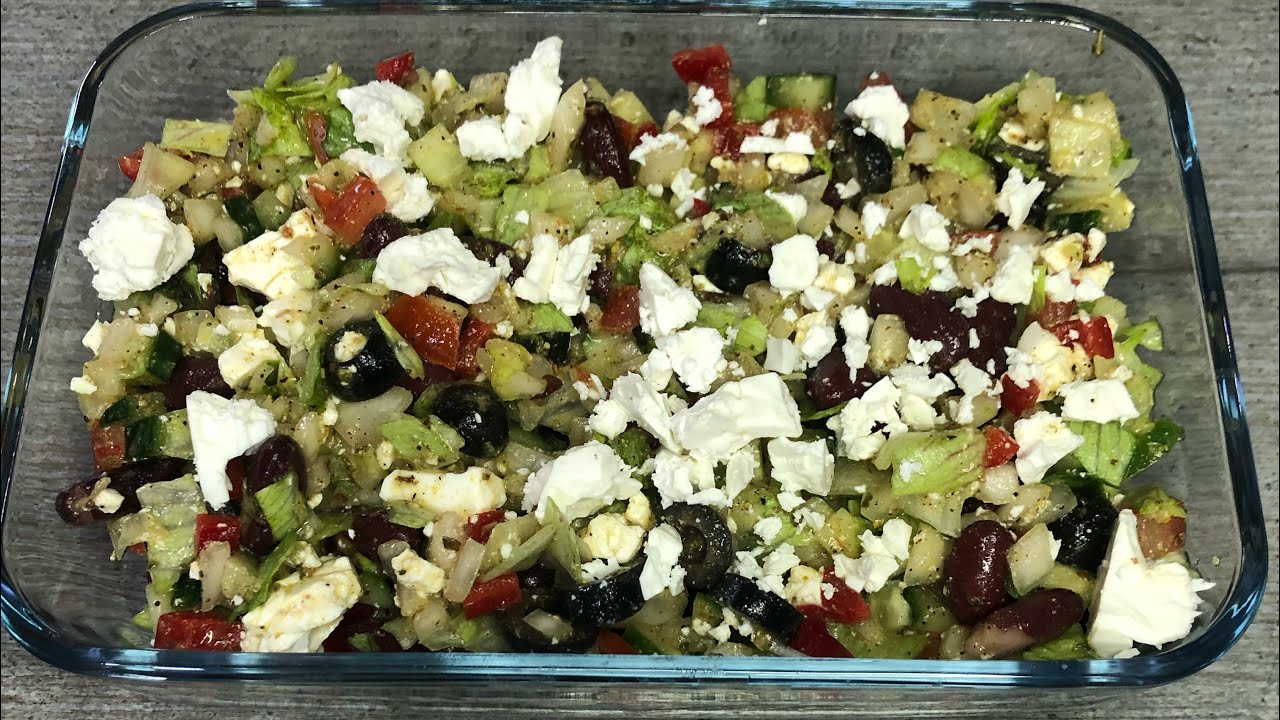 Greek Salad Weight Loss Salad with Sweet and Spice cooking YouTube