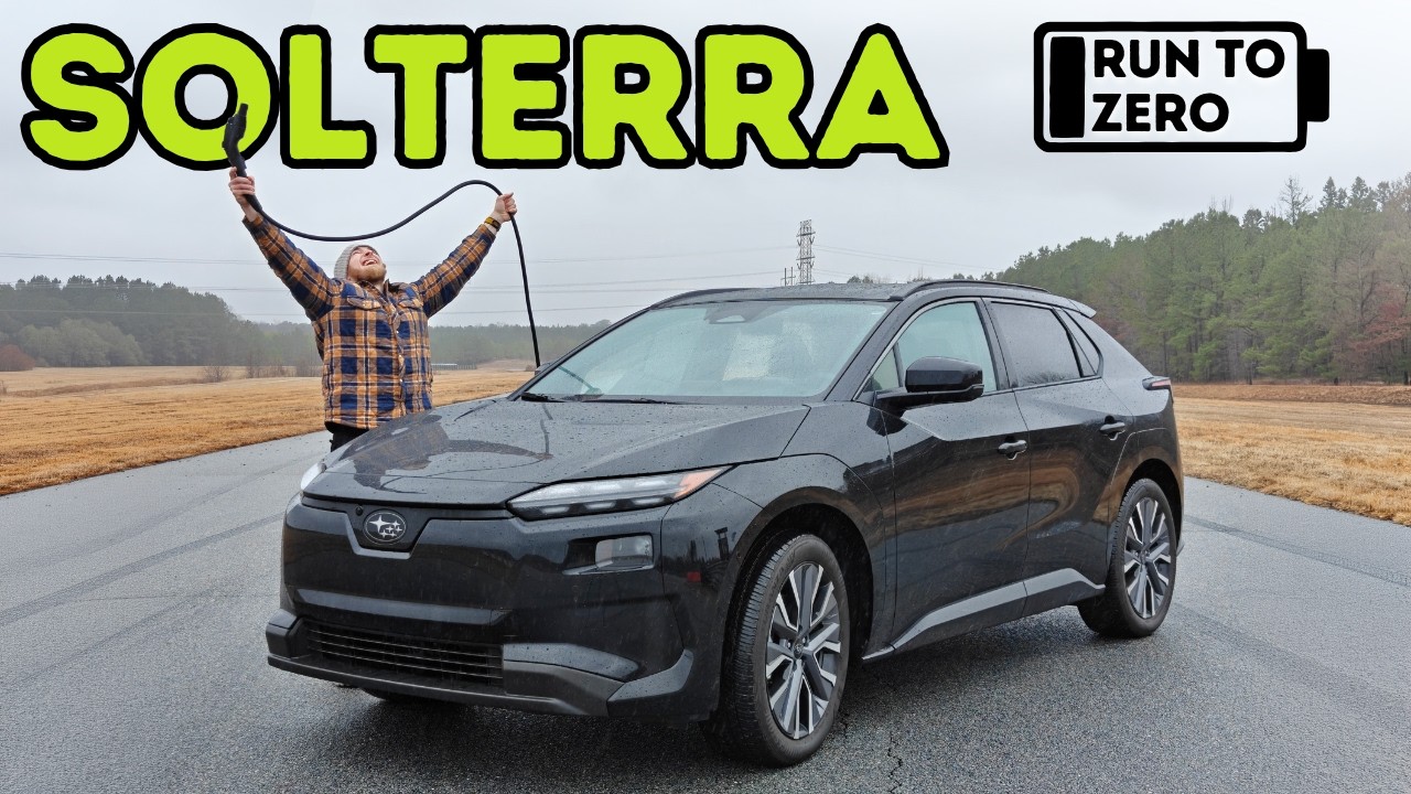New Subaru Solterra EV Buffer Below 0% Test! I Drove This Far After The Car Said It Was Dead