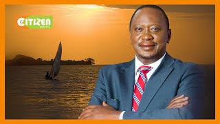 President Uhuru receives heroic welcome from the residents
