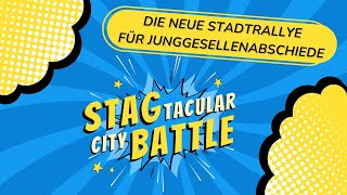 STAGtacular City Battle - Action für euren Junggesellenabschied
