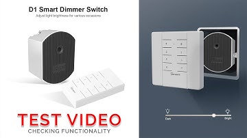 Sonoff D1 Smart Light Dimmer Switch | Testing