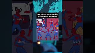 🔥 How It Feels When You Use Multiple Coding Languages 😎💻 #coding #programming #shorts