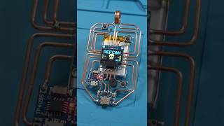 Skeleton Defcon Badge concept idea generated by AI. #esp32 #arduino #ai #defconbadge