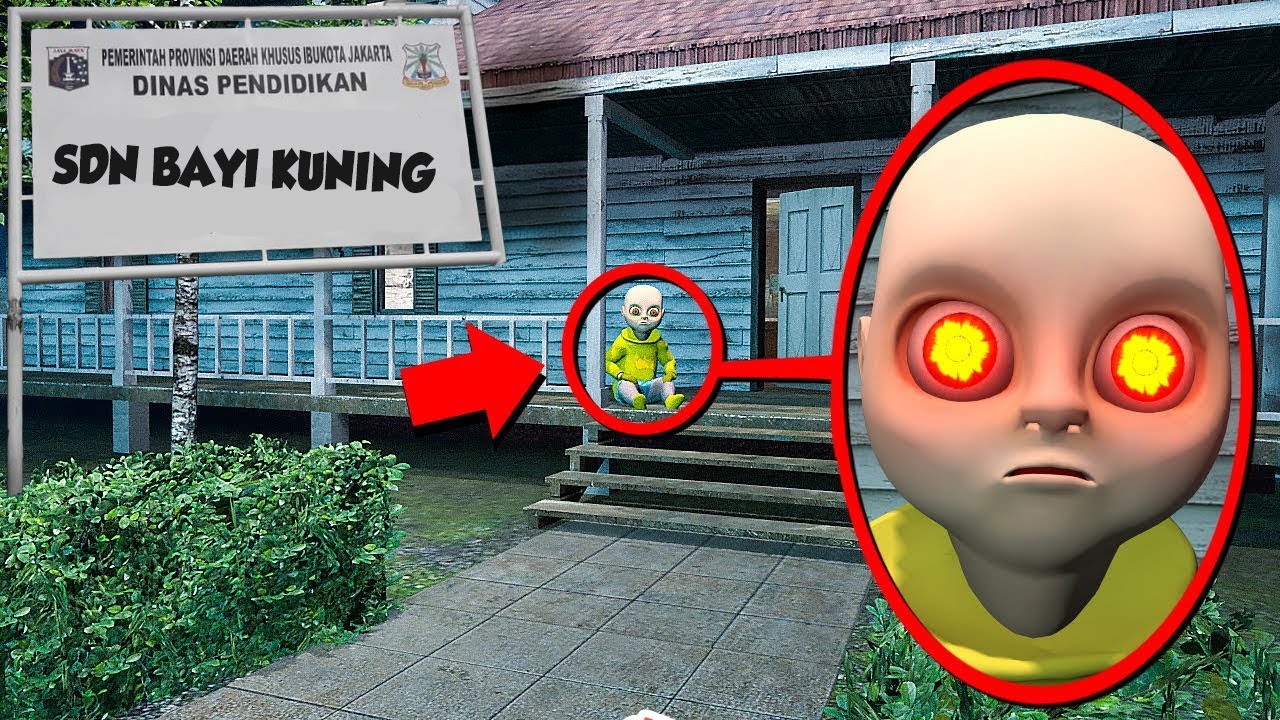 JANGAN MASUK SEKOLAH SD BAYI KUNING ANGKER INI !!! JAM 3 MALEM ADA BEGINIAN !!!