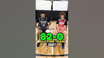 Drafting an 82-0 NBA team with Nelson Neumann! 🏀 #shorts