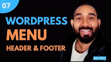 Create Header and Footer Menu in WordPress Website | WordPress Full Course for Beginners #7