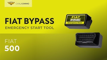 Fiat 500 Emergency Start | IMMO OFF with Fiat Bypass | CarLabImmo