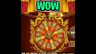 SUPER RARE 50 FREE SPIN BONUS 😵 TEMUJIN TREASURE SLOT BONUS WHEEL‼️ #shorts screenshot 3