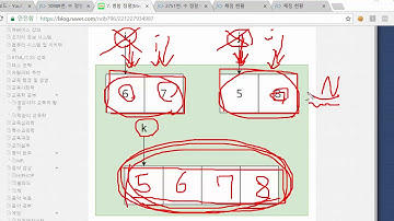 8강 - 병합 정렬(Merge Sort) [ 실전 알고리즘 강좌(Algorithm Programming Tutorial) #8 ]