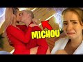 Michou fait un bisous en live  elsa pleure 