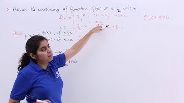 Class 12th – Problem 4 on Continuity | Continuity and Differentiability | Tutorials Point