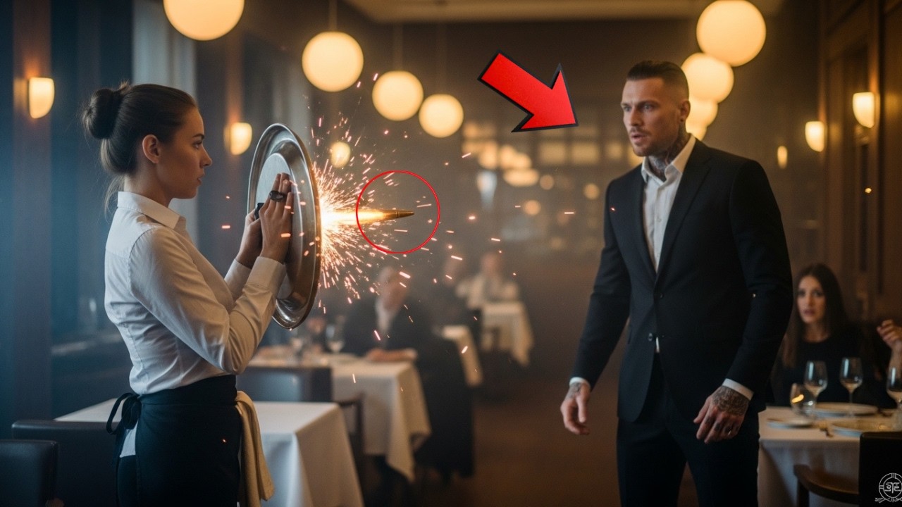 A Waitress Blocked a Bullet with a Metal Tray — The Mafia Boss Couldn’t Believe His Eyes