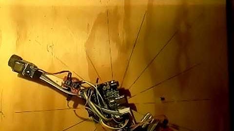 Vertical Raspberry camera 90fps slowmo of Motor Test Station (MTS)