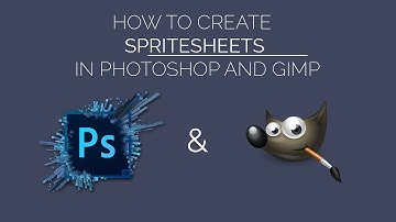 How to create Spritesheets - Gimp & Photoshop  Tutorial