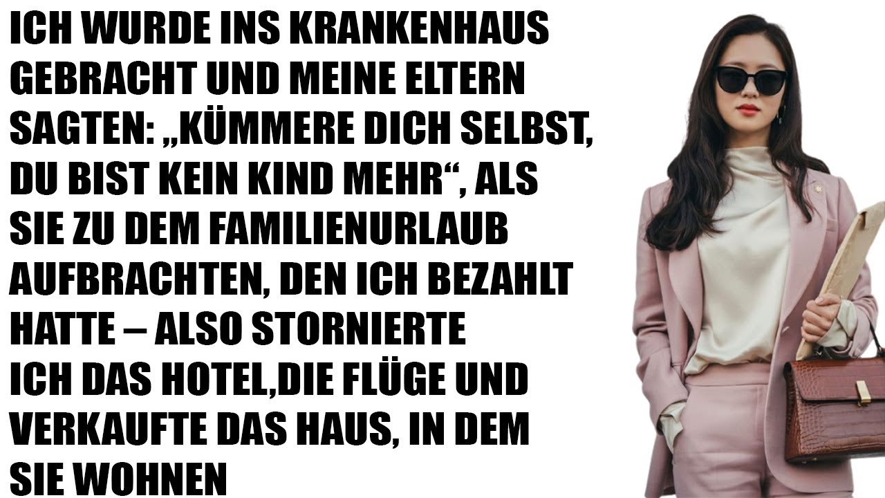Im Krankenhaus: Eltern sagten kalt „Komm allein klar, du bist kein Kind mehr!“