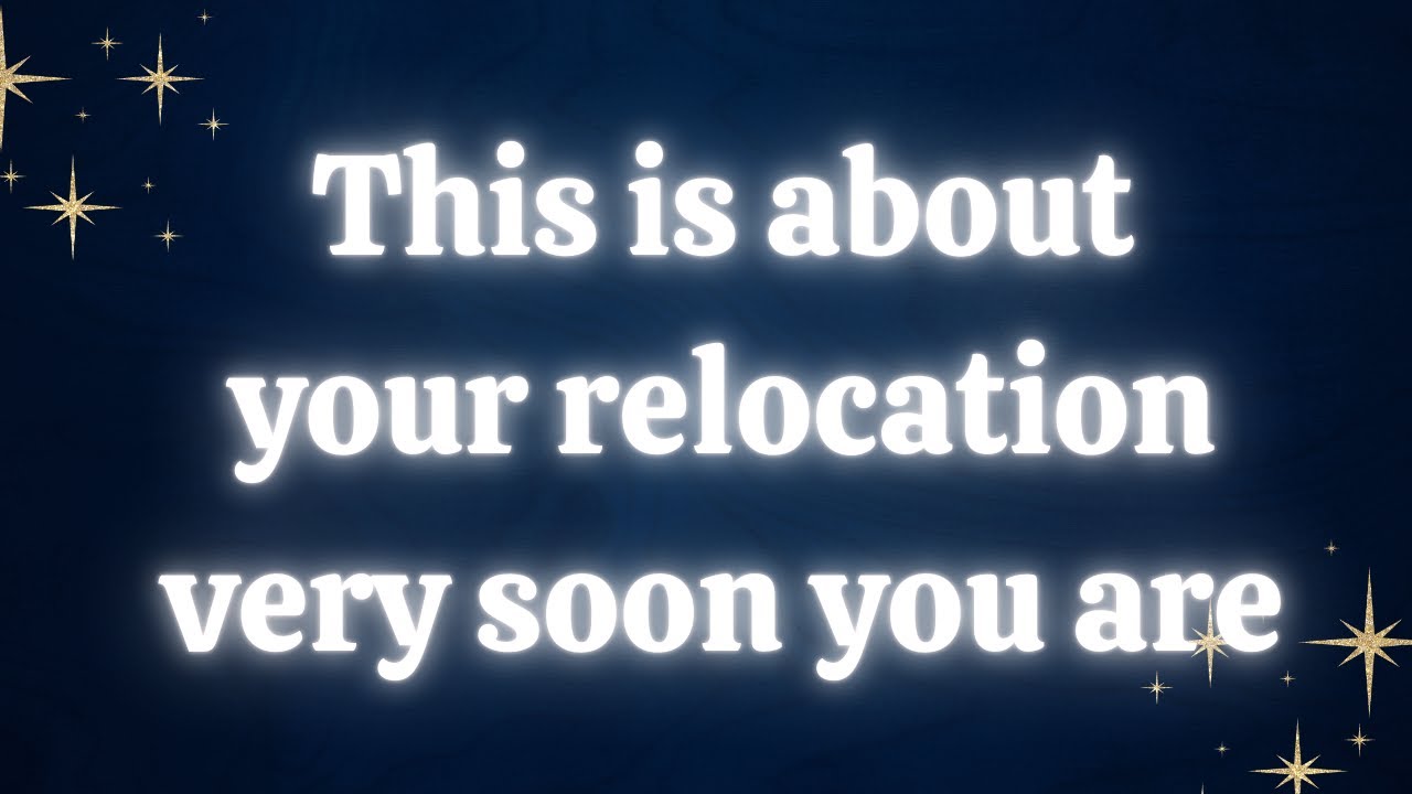 π God Says: This is about your relocation very soon you are..π― God's ...