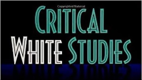 Critical White Studies by Richard Delgado and Jean Stefancic (Part 2 How Whites See Others)