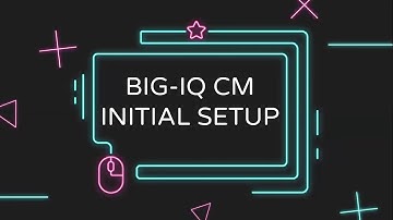BIG IQ CM Setup GUI
