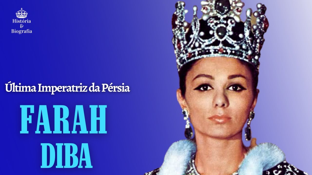 Farah Diba. Última Imperatriz da Pérsia. A 3ª esposa do xá Reza Pahlavi 