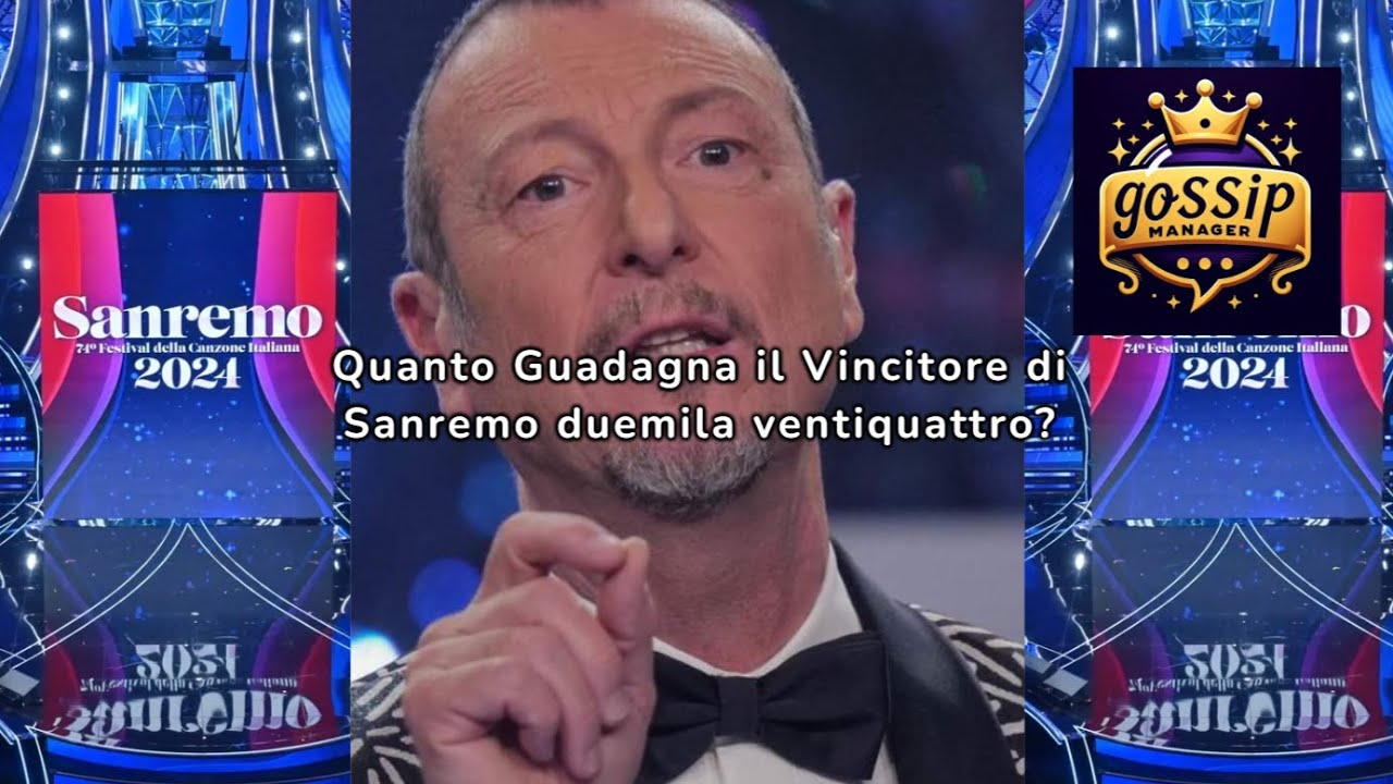 Quanto Guadagna il Vincitore del Festival di Sanremo 2024? - YouTube