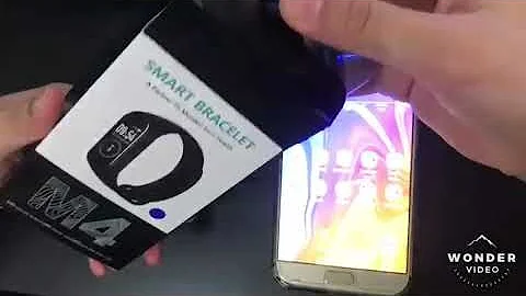 How to setup M4 smart bracelet 2019 step by step in 3 minutes 😎