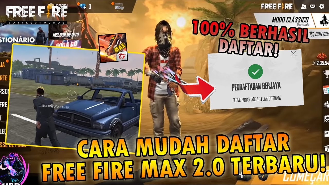 Cara Mudah Daftar Ff Max 2 0 Closed Beta Test Terbaru Player Indo Bisa Free Fire Youtube