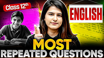 MP Board Class 12 English - Most Repeated Questions 🔥| Board 2026 Preparation | Jigya Ma
