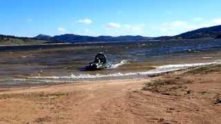 Hovering On An Almost Gale Force Day