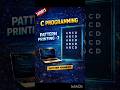 Alphabet Rectangle Printing|Pattern Printing-7| #shorts #coding #codingshorts #programming #viral