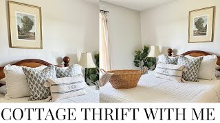 COTTAGE FARMHOUSE THRIFTED HOME DECOR | come see my THRIFTED HOME DECOR finds for my master bedroom!