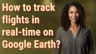 How to track flights in real-time on Google Earth?