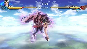 DB Xenoverse 2 - Swimsuit Videl vs. God of Destruction Toppo [JPV]
